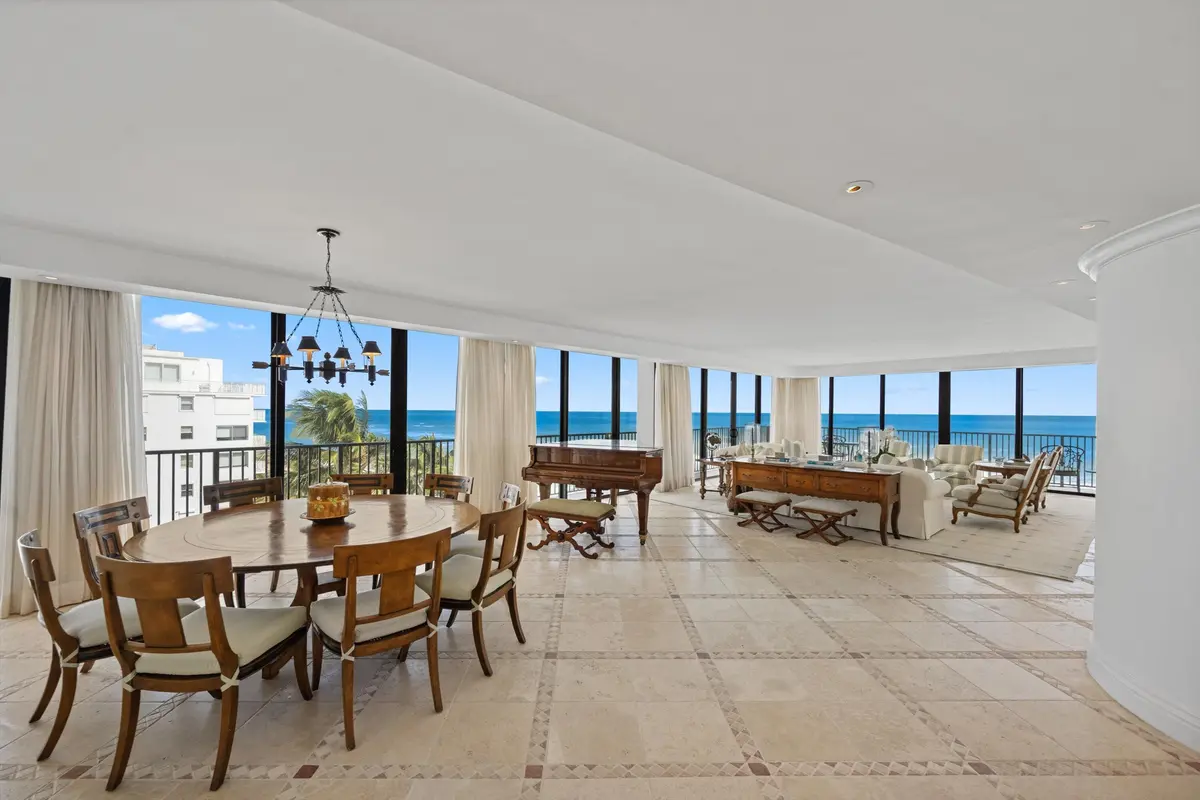 Dining Room at 150 N Ocean Boulevard Ph 3, Palm Beach