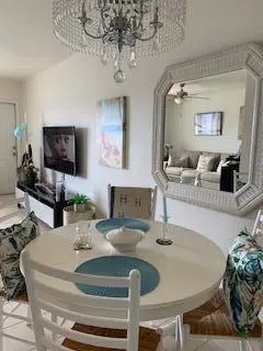 Dining area at 3402 Cynthia Lane 208, Lake Worth Beach