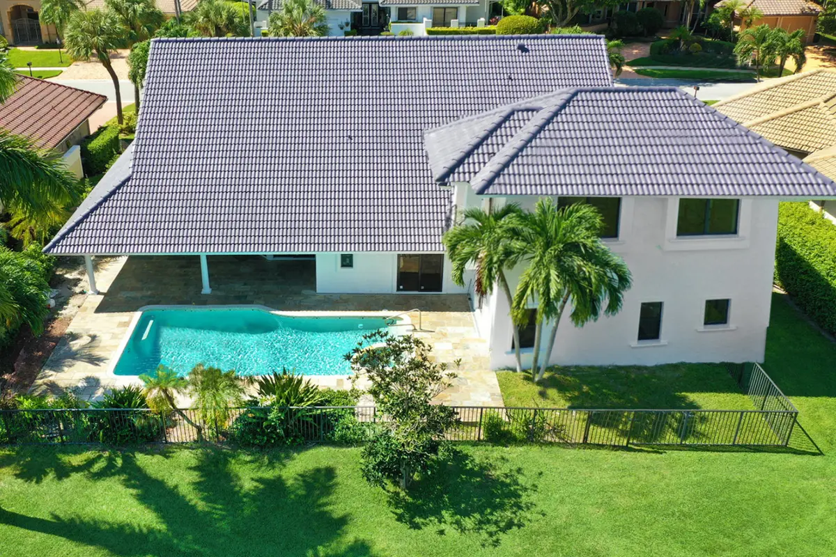 Back Aerial at 7811 Mandarin Drive, Boca Raton