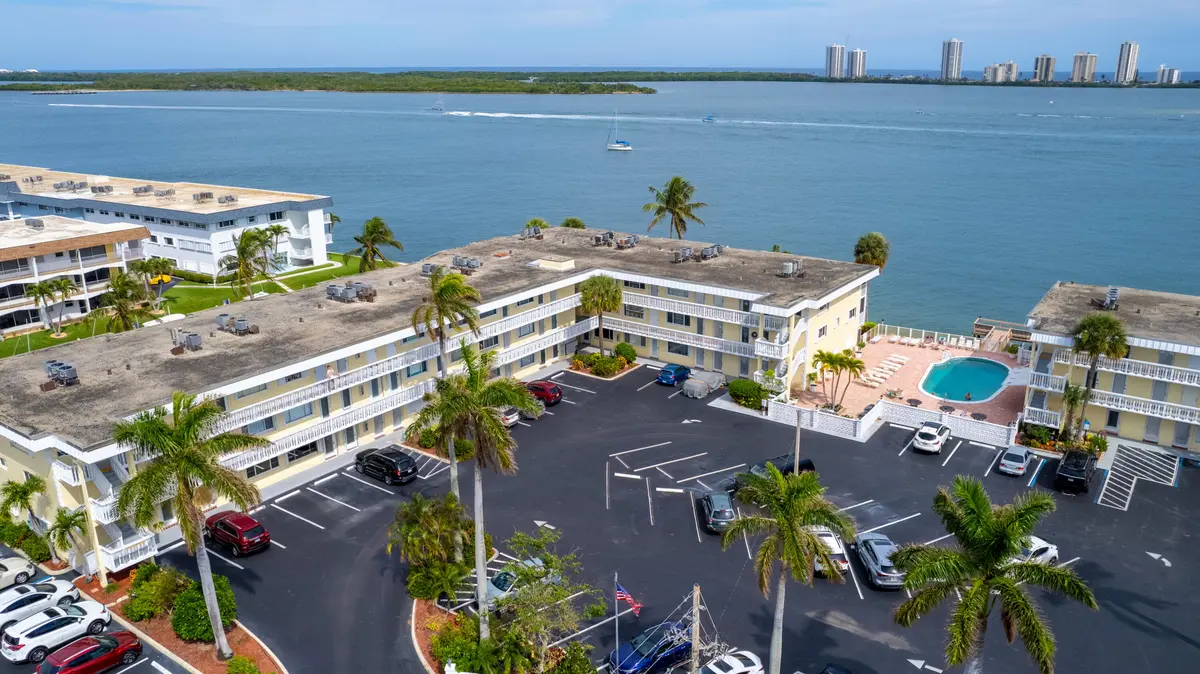 Aerial of Building at 101 Doolen Court 201, North Palm Beach