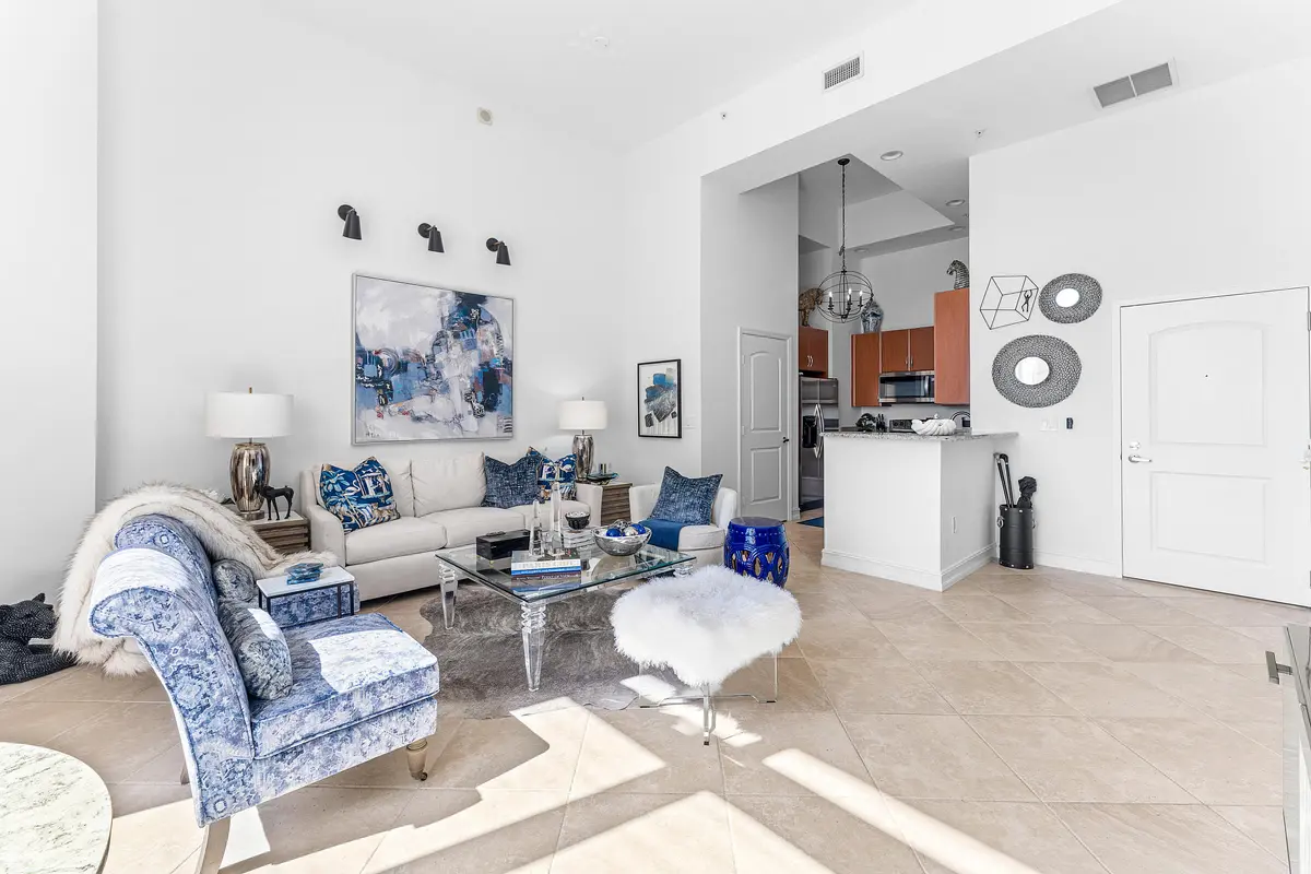 Expansive living Room Area at 701 S Olive Avenue 302, West Palm Beach
