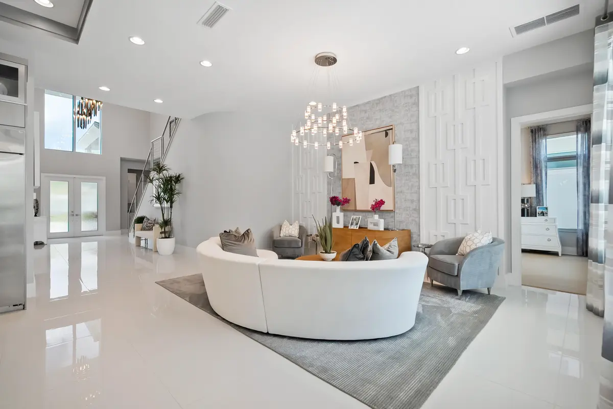 Formal Living from Kitchen at 4210 Mendel Lane, Palm Beach Gardens
