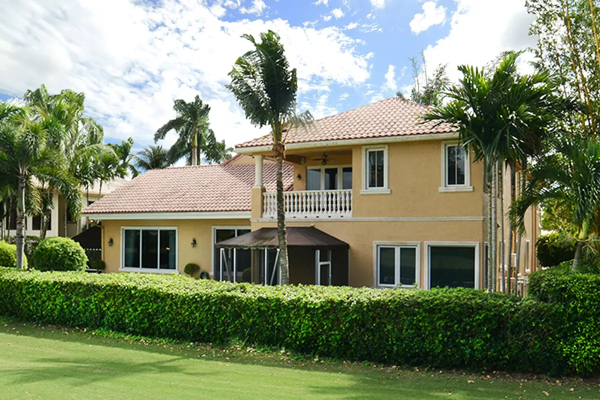 Rear Elevation at 7355 Mandarin Drive, Boca Raton
