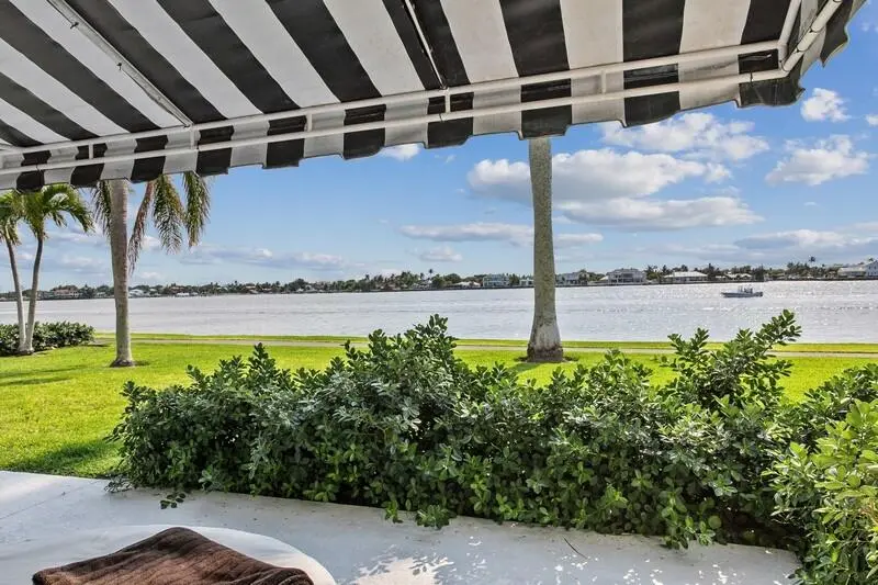 Lanai with Intracoastal Views at 2160 Ibis Isle Road 1, Palm Beach
