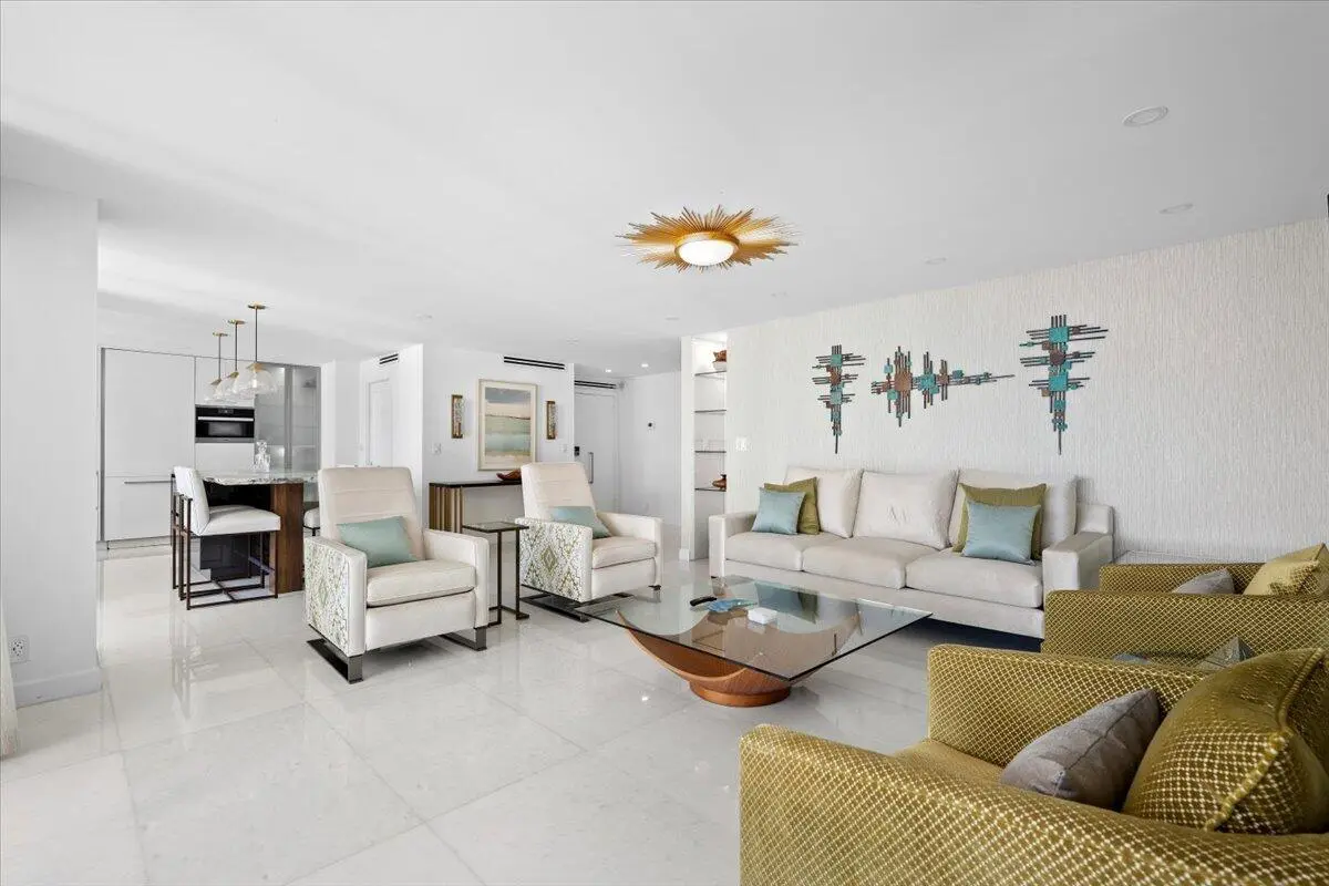 open floor plan at 2000 S Ocean Boulevard 11-D, Boca Raton