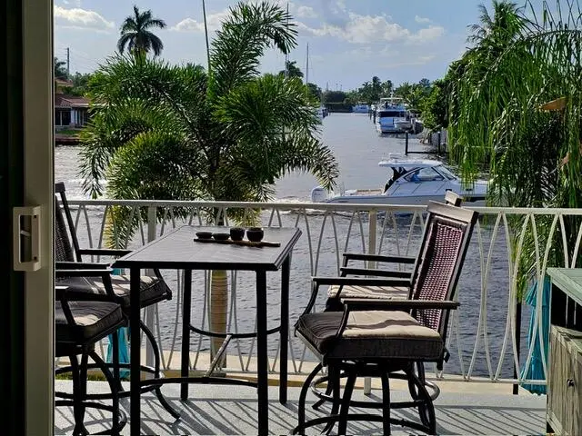 View from Balcony at 505 N Riverside Drive 12a, Pompano Beach