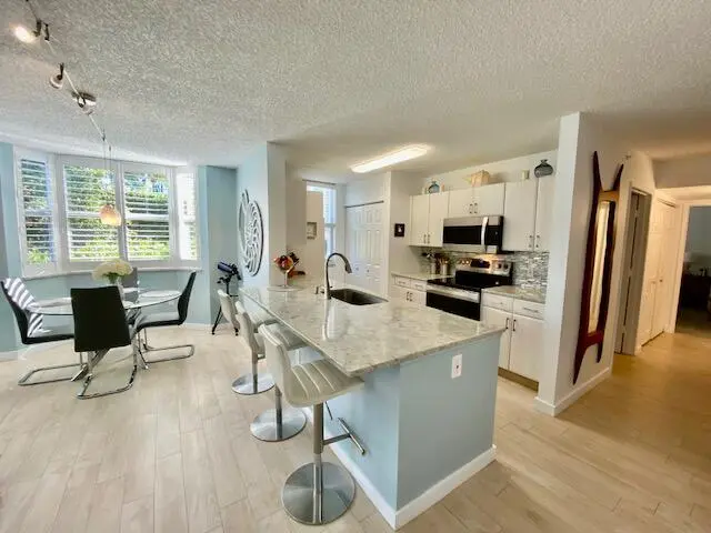 Kitchen Dining at 3594 S Ocean Boulevard 207, Highland Beach