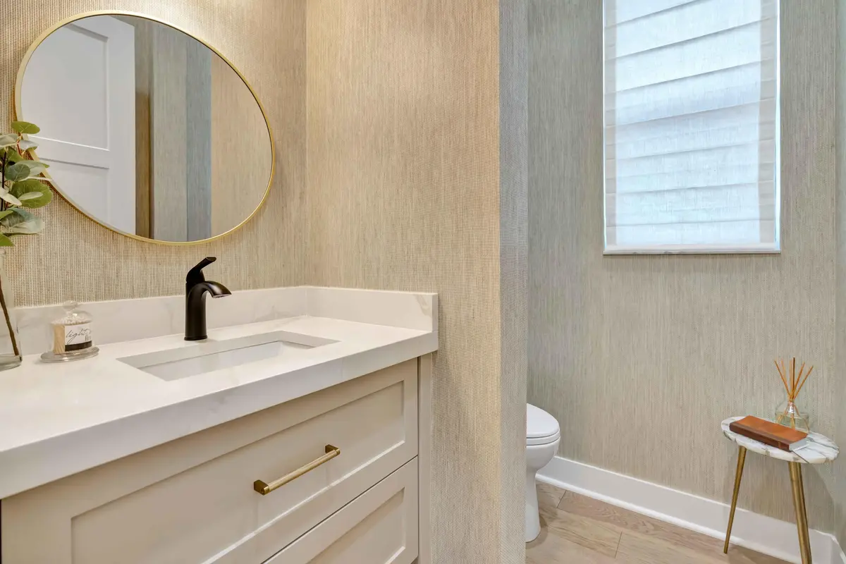 Custom Vanity - Powder Room at 13638 Artisan Circle, Palm Beach Gardens