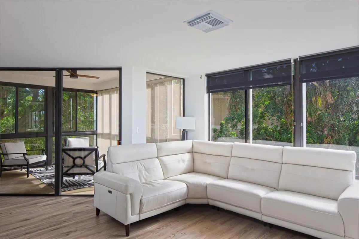 Living room at 2370 NE Ocean Boulevard A201, Stuart