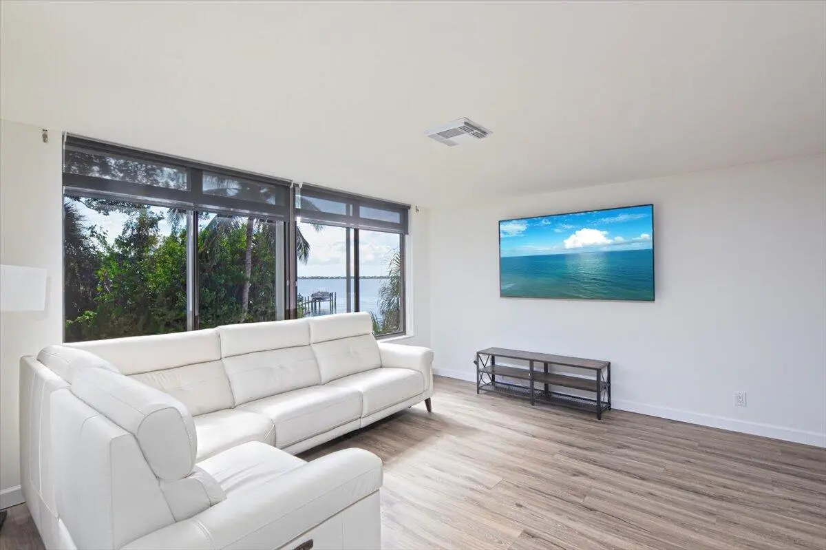 Living room at 2370 NE Ocean Boulevard A201, Stuart