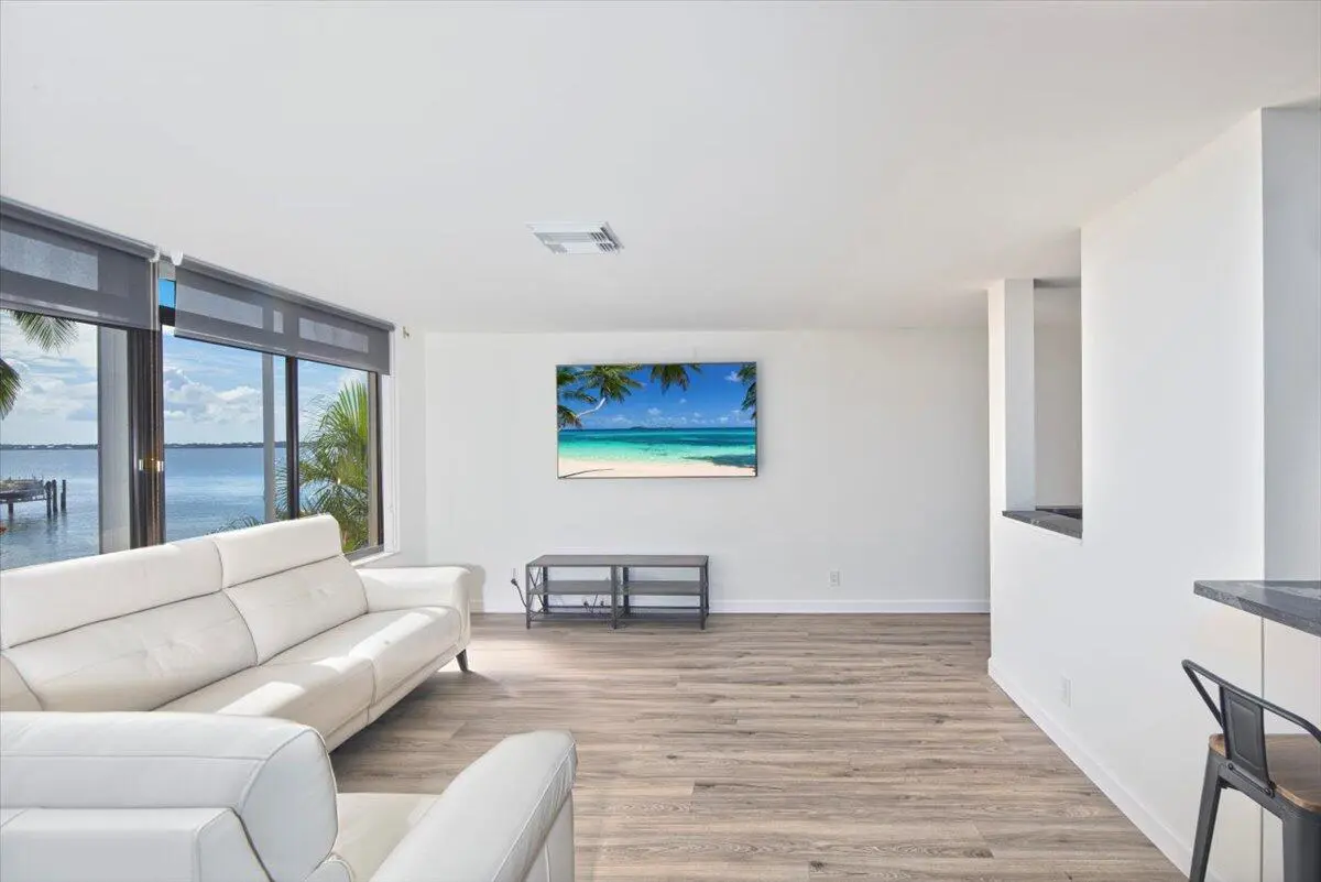 Living area- Look at that View! at 2370 NE Ocean Boulevard A201, Stuart