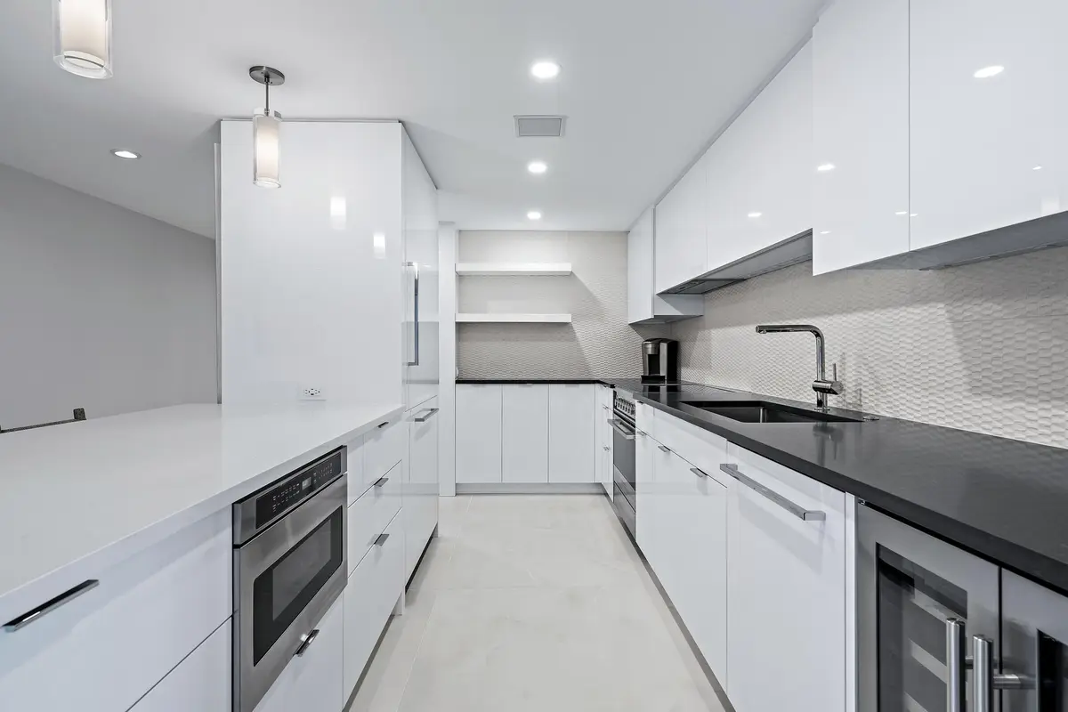Kitchen at 3456 S Ocean Boulevard 701, Palm Beach