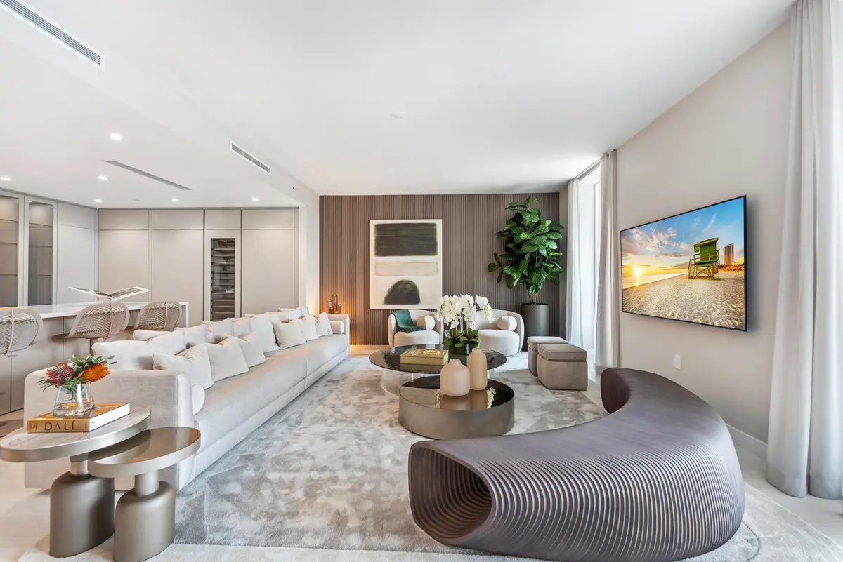 Great Room at 210 SE Mizner Boulevard 604, Boca Raton