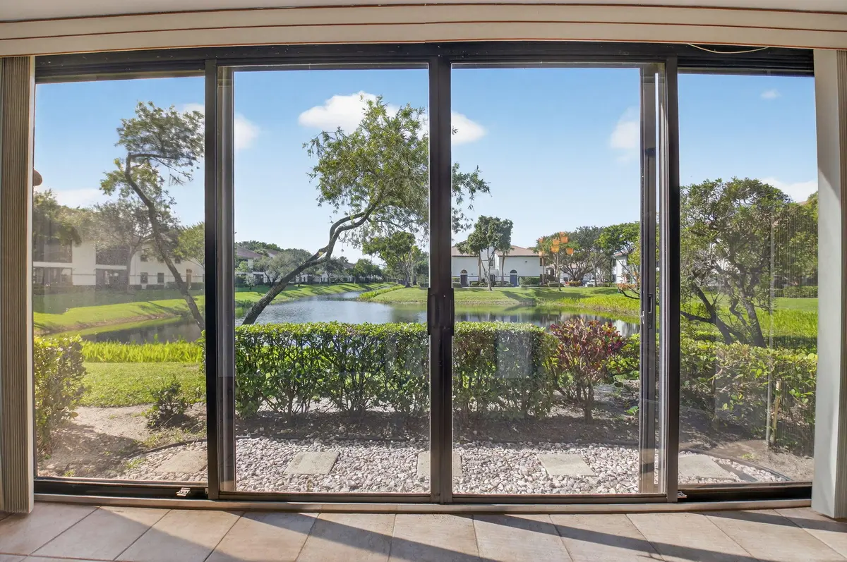 Lake View from Enclosed Patio at 5217 Brisata Circle E, Boynton Beach