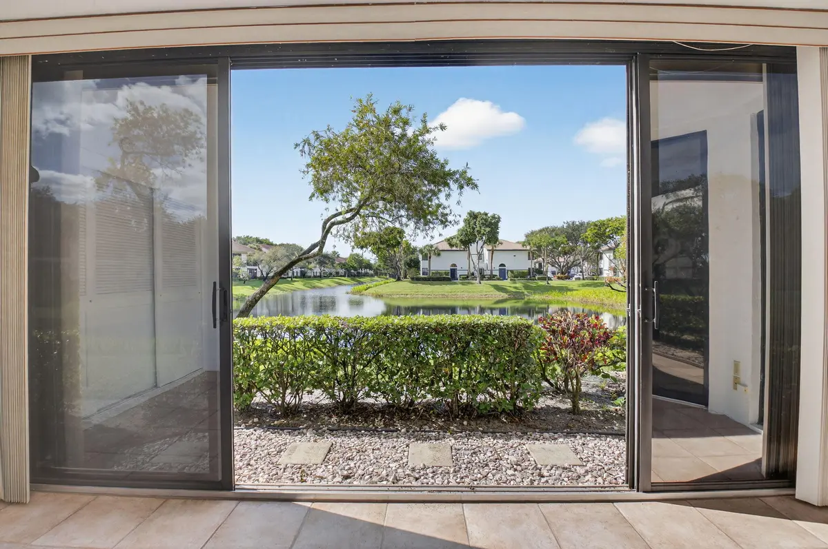 Lake View from Enclosed Patio at 5217 Brisata Circle E, Boynton Beach