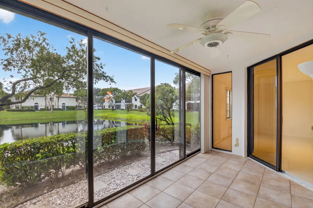 Lake View from Enclosed Patio at 5217 Brisata Circle E, Boynton Beach