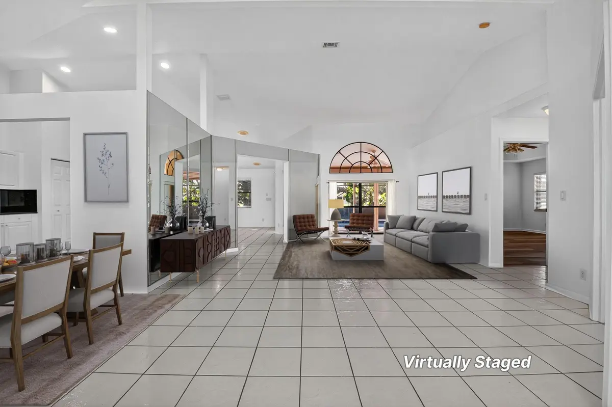 Living Room Virtually Stage at 172 Monterey Way, Royal Palm Beach