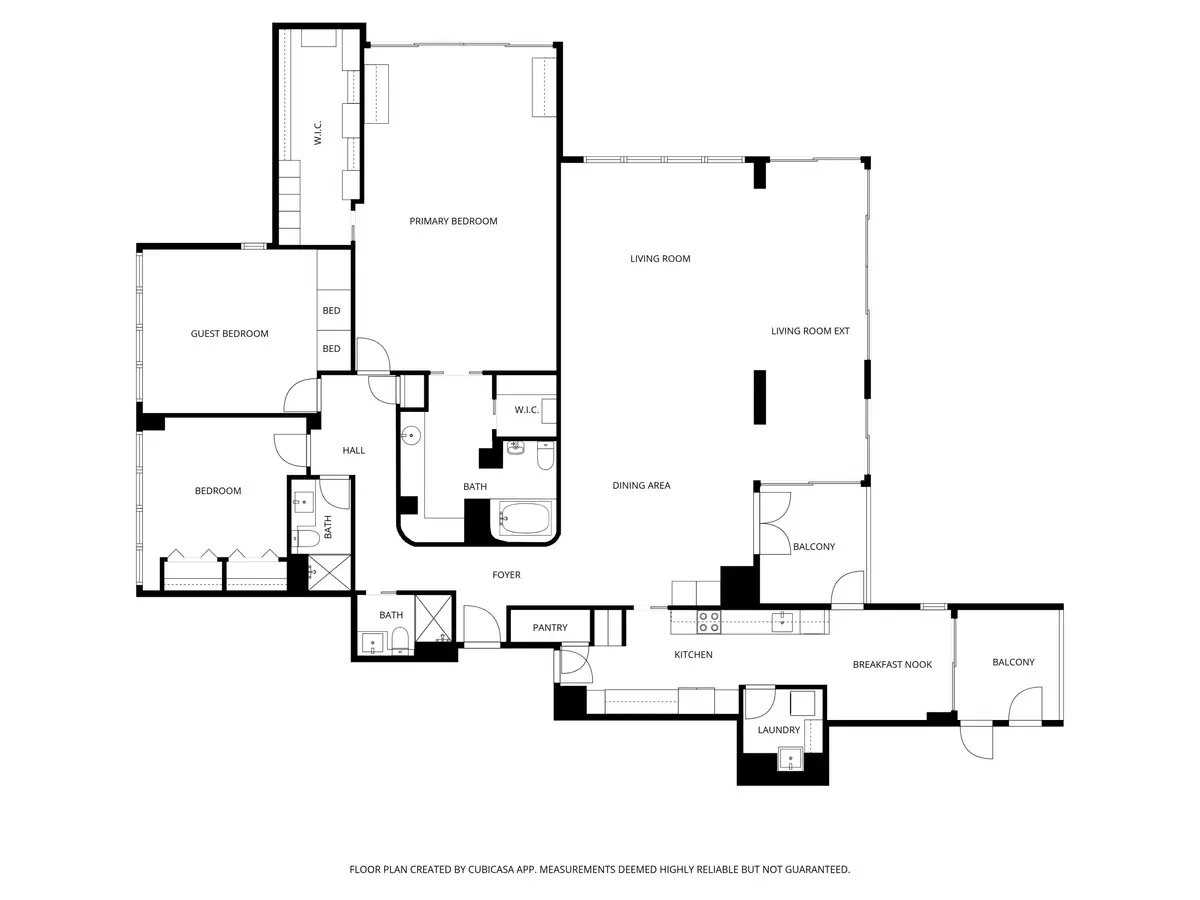 Floor Plan at 400 N Flagler Drive 2201, West Palm Beach