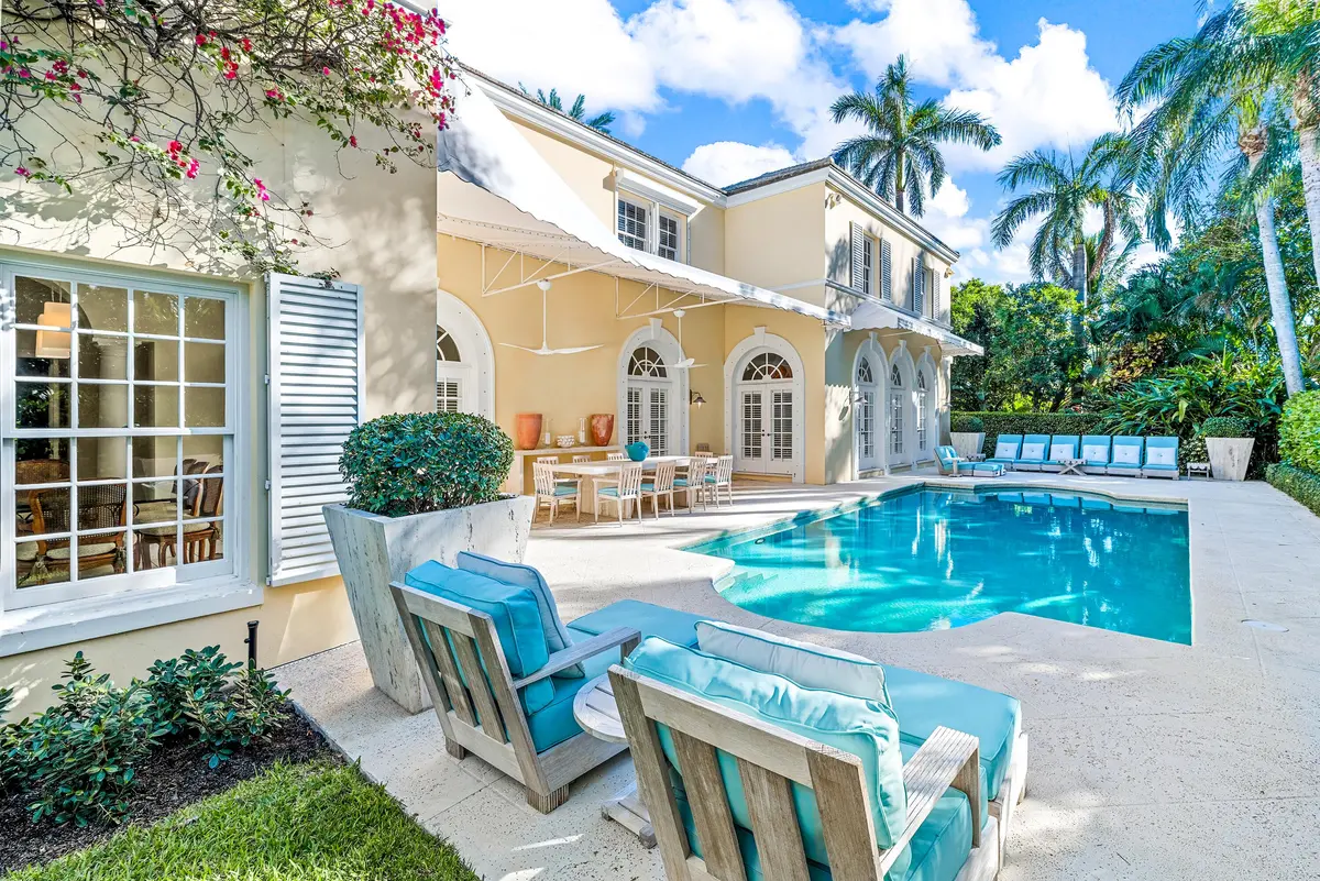 Rear Exterior at 510 N Lake Way, Palm Beach