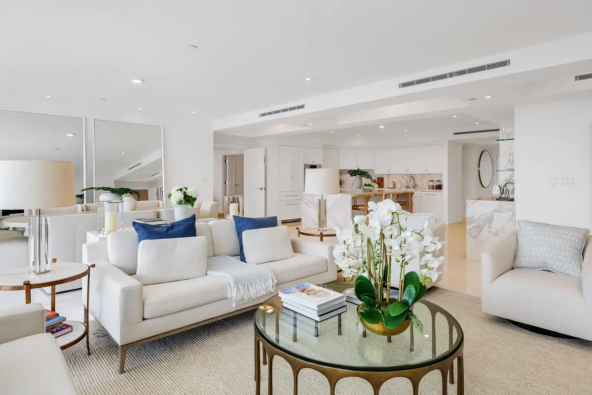 7. Living Room at 2100 S Ocean Boulevard 507s, Palm Beach