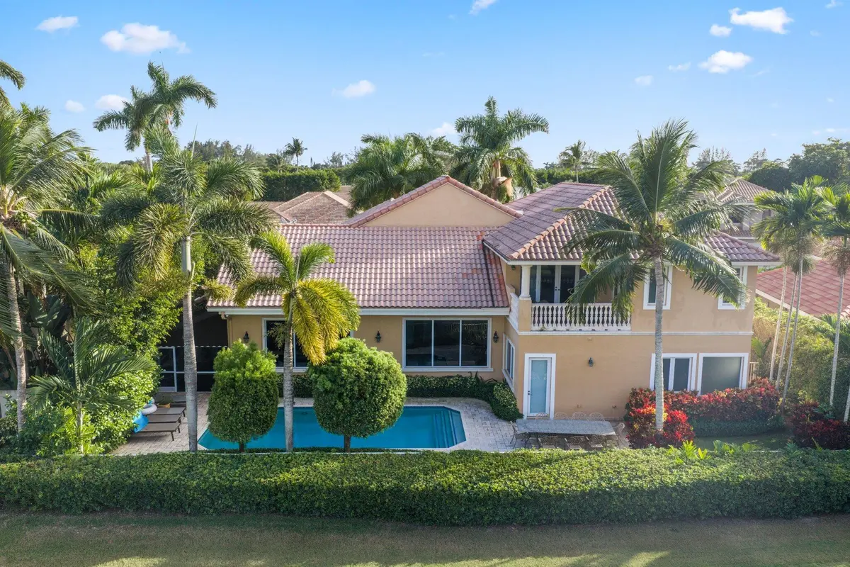 Rear Aerial at 7355 Mandarin Drive, Boca Raton