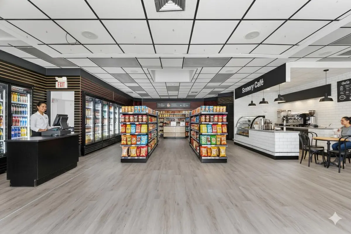 Virtual Staging as a Convenience Store at 888 E Coast Avenue, Lantana