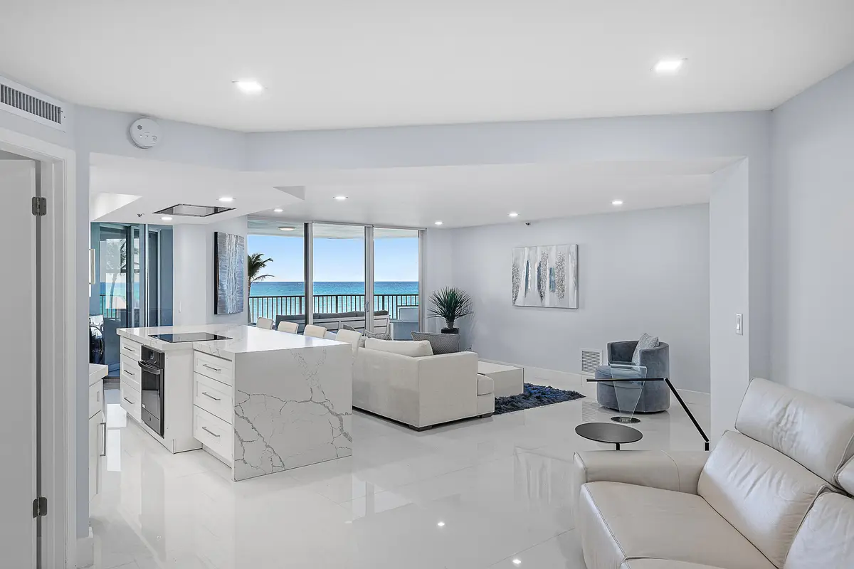 Open Living Space at 5200 N Ocean Drive 203, Singer Island