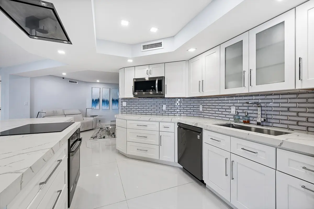 Kitchen at 5200 N Ocean Drive 203, Singer Island