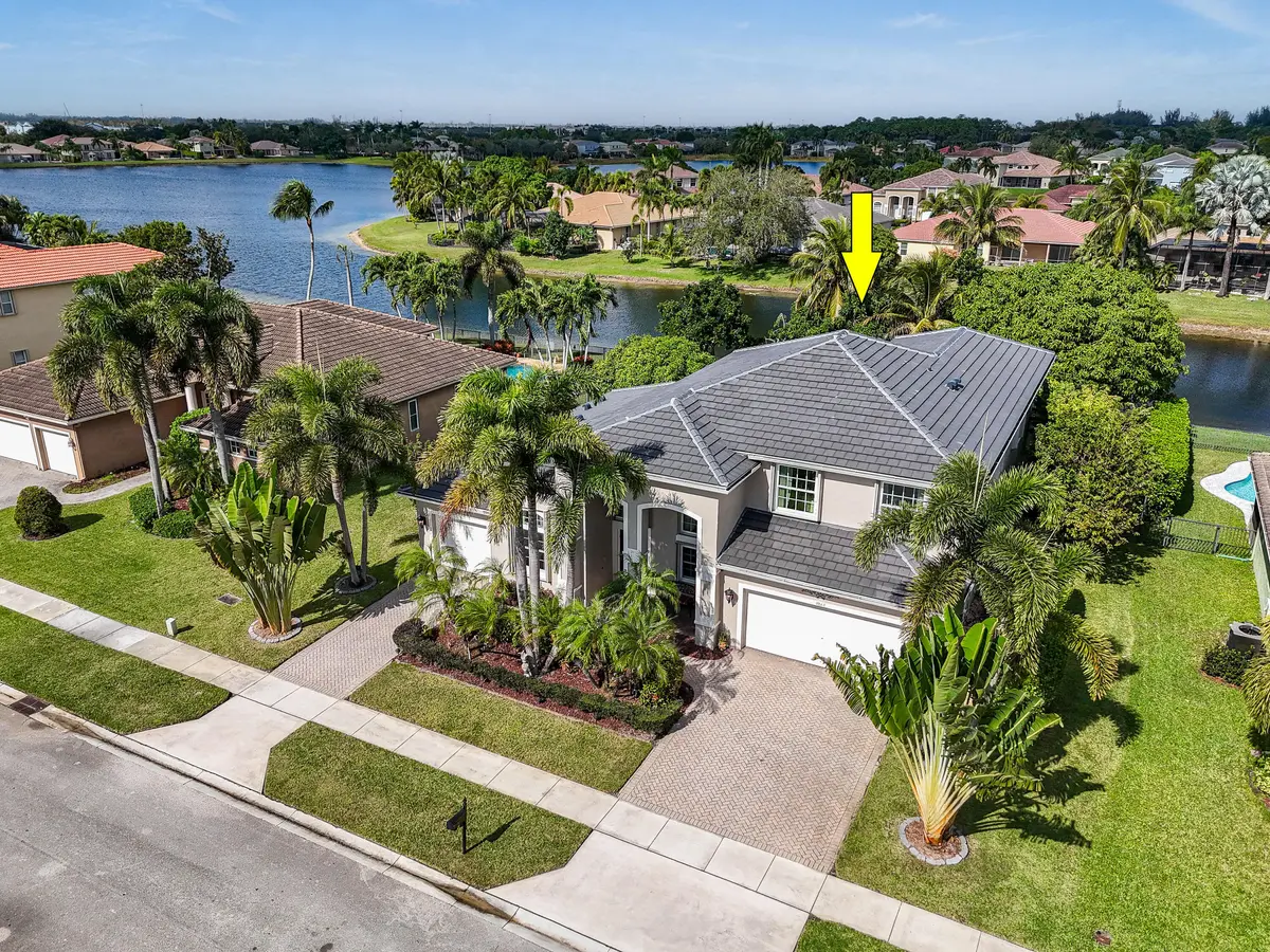 Aerial view at 9863 Royal Cardigan Way, West Palm Beach