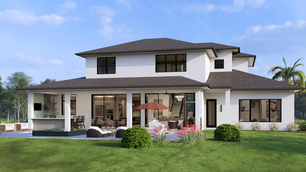 Baypoint_1978B_Rear_Elev_B at 2660 Riverview Court, Vero Beach