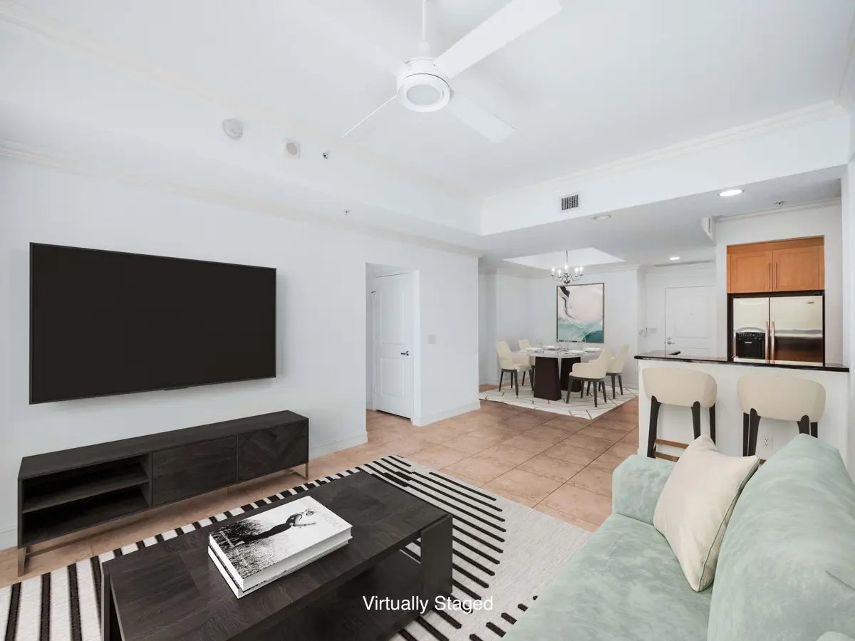 Living Room at 701 S Olive Avenue 1105, West Palm Beach