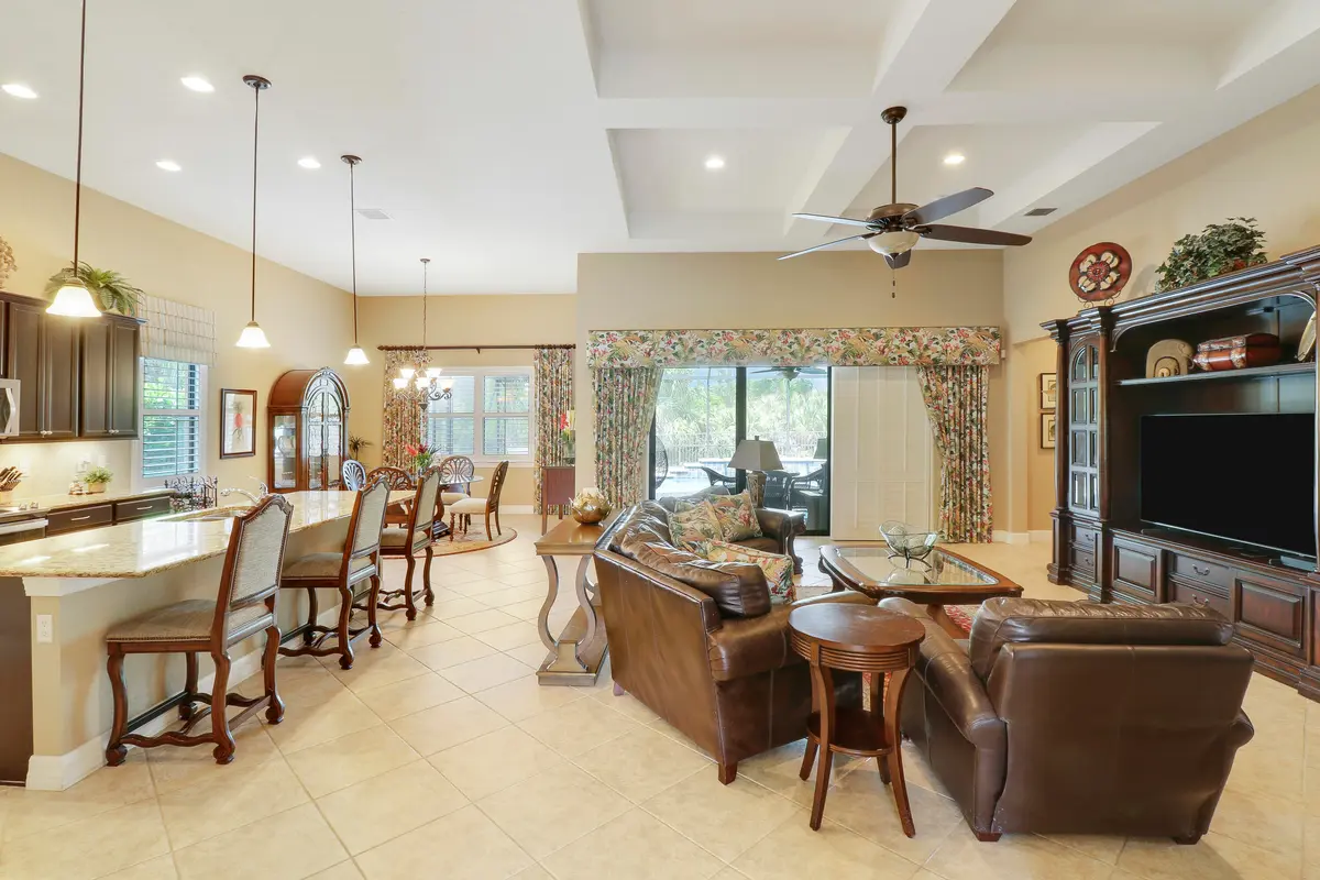 Great Room at 4885 SW Gossamer Circle, Palm City