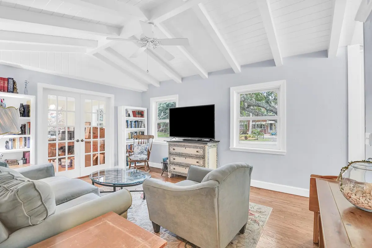 Family Room at 3203 Palm Drive, Delray Beach