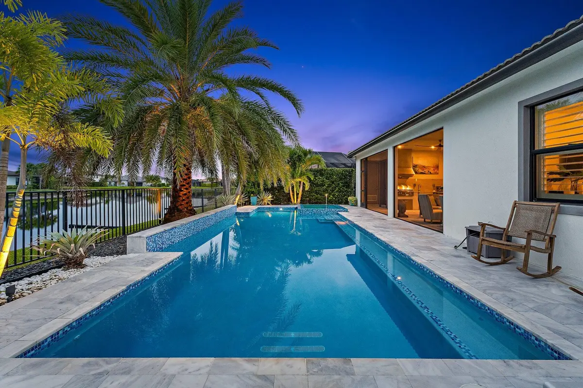 Pool & Rear Elevation at 319 Sonoma Isles Circle, Jupiter
