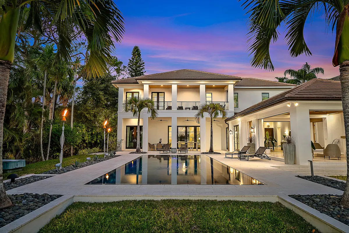 Rear Elevation at 19651 Riverside Drive, Jupiter