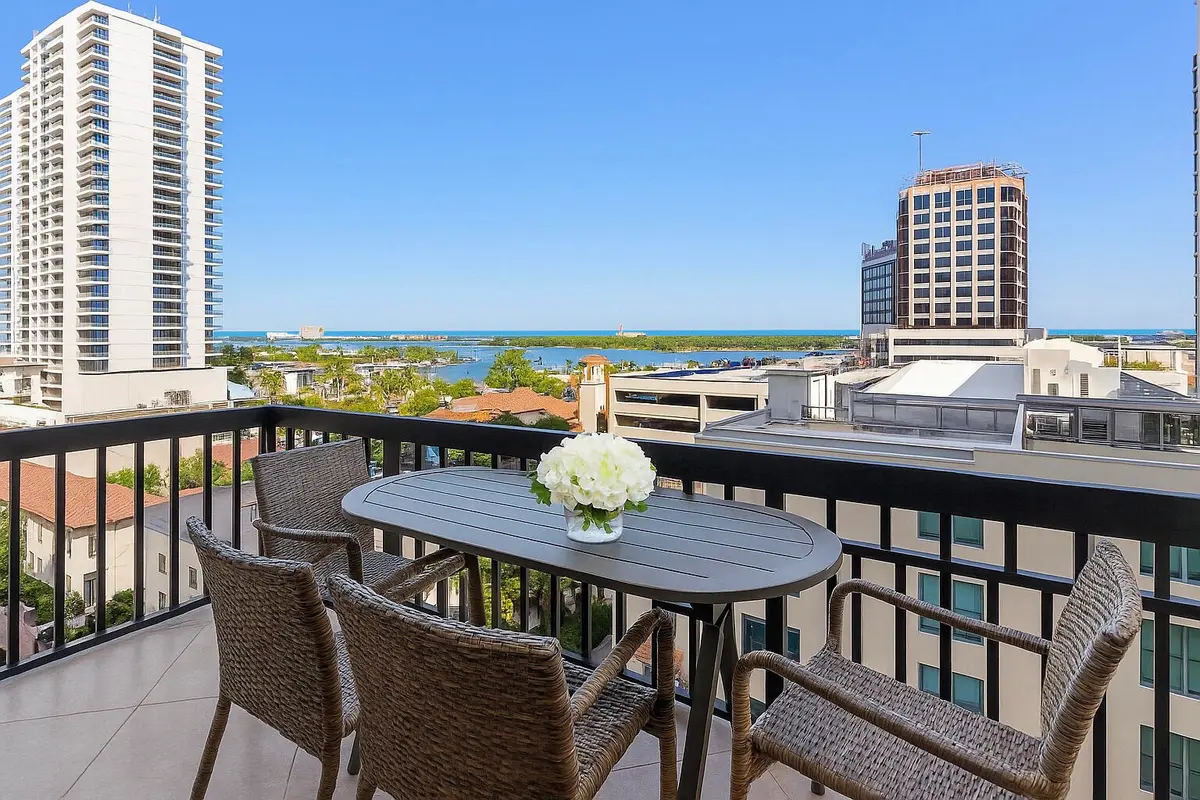 Beautiful Balcony Views at 701 S Olive Avenue 511, West Palm Beach
