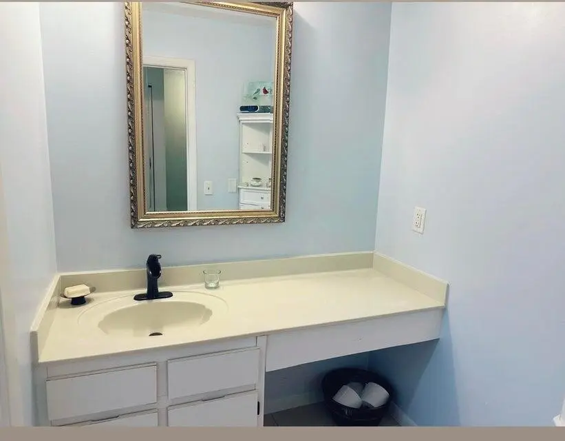 Upstairs vanity at 9417 S Ocean Drive 37, Jensen Beach
