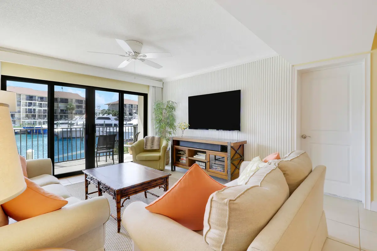 Living Room at 1301 Seafarer Circle 105, Jupiter