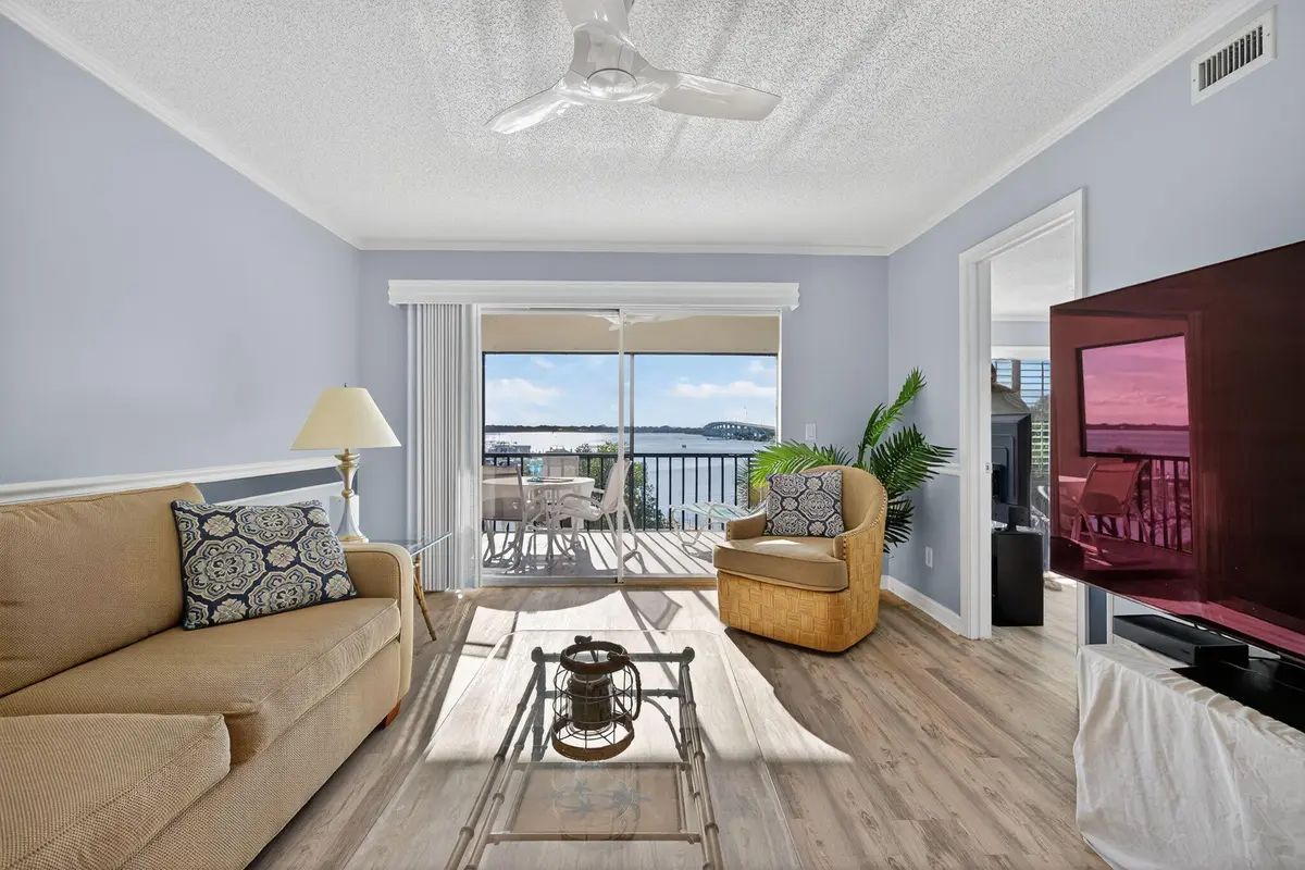 Living Room at 390 NE Edgewater Drive 403, Stuart