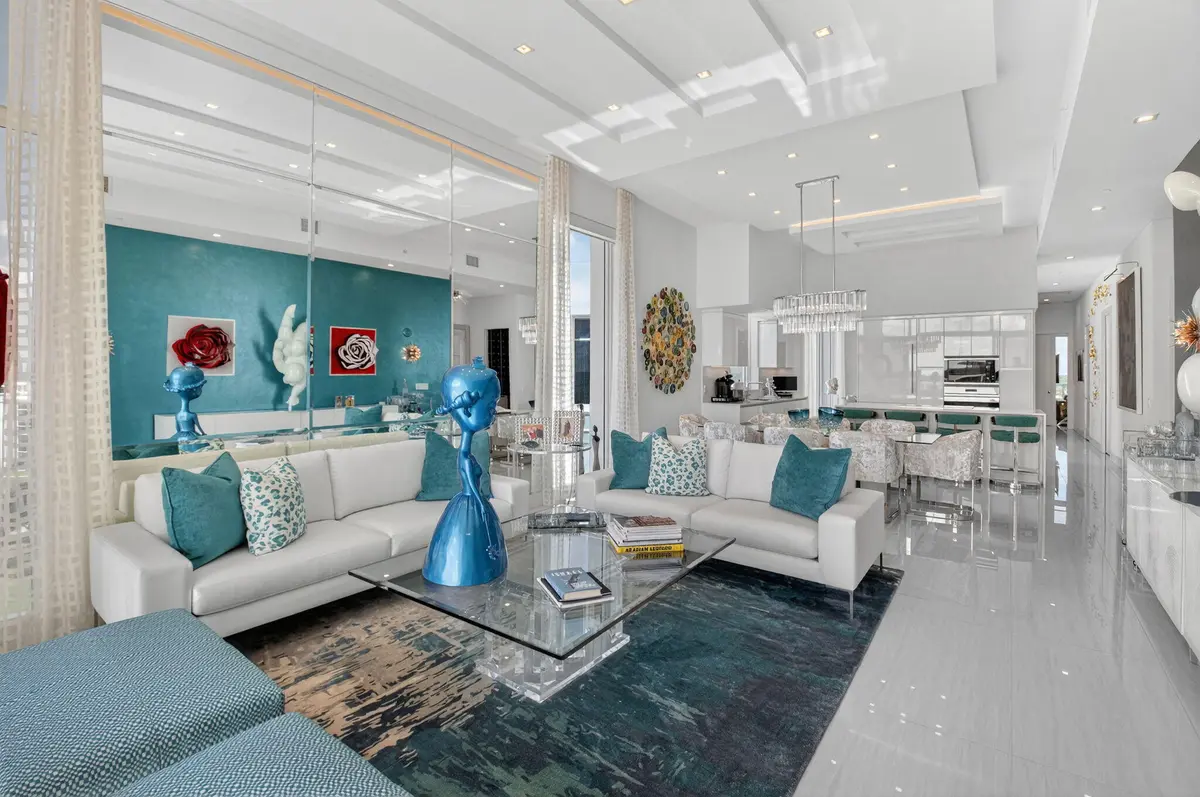 Living Room at 20155 Boca West Drive Ph-b904, Boca Raton