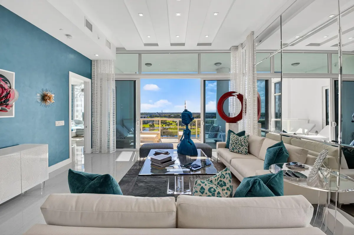 Living Room at 20155 Boca West Drive Ph-b904, Boca Raton