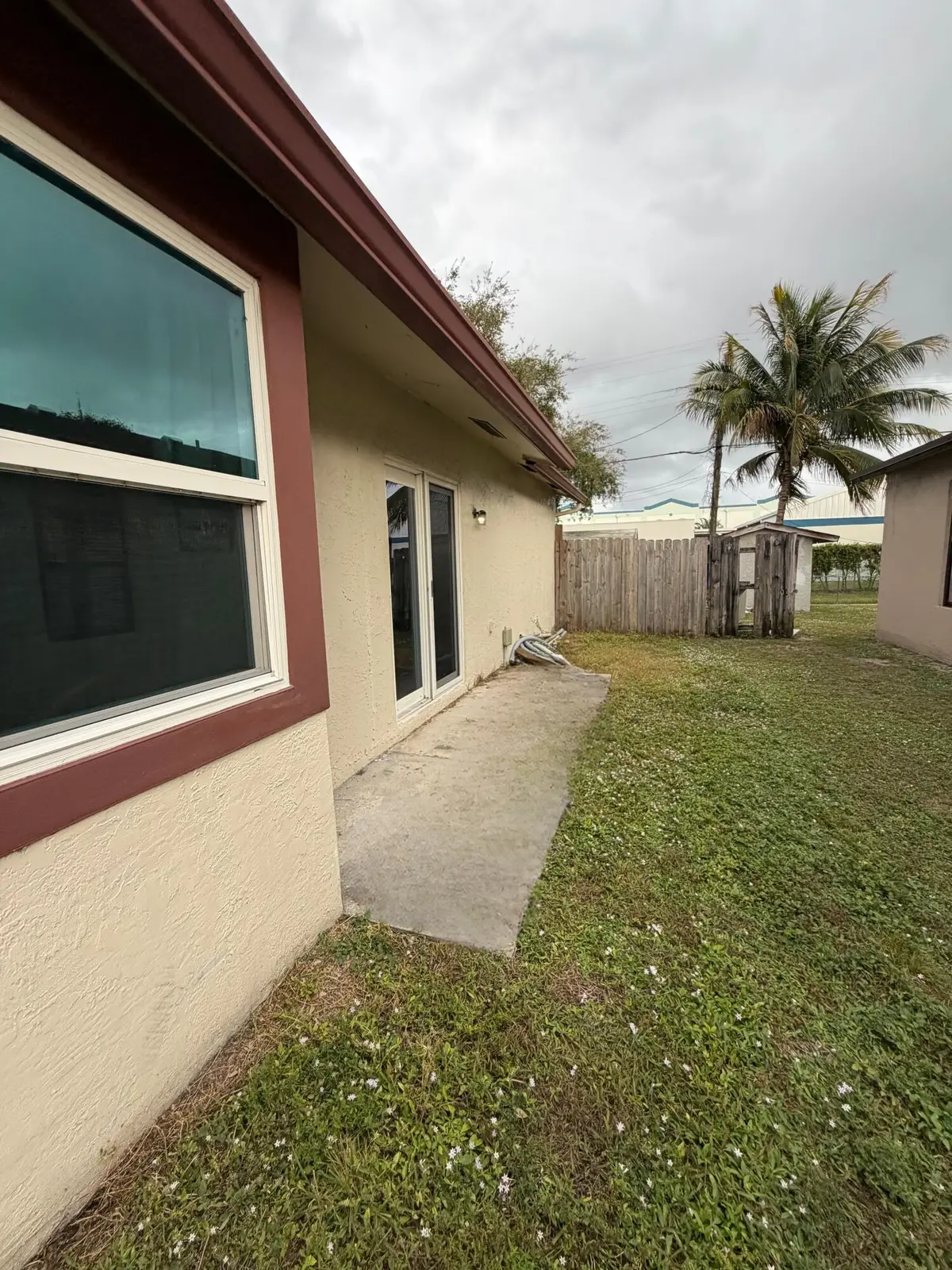 Side of house at 444 Broward Avenue, Greenacres