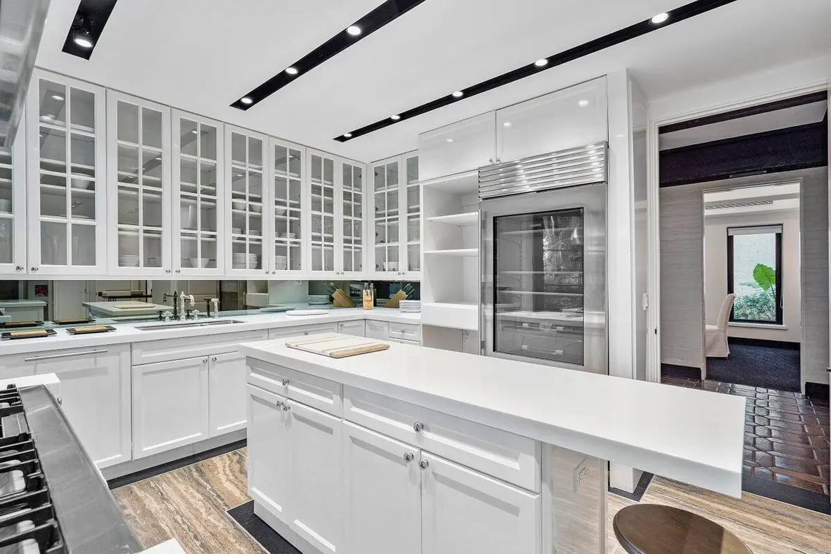 Kitchen at 12 Lagomar Road, Palm Beach