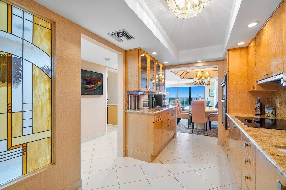 Kitchen at 4000 S Ocean Boulevard 502, South Palm Beach