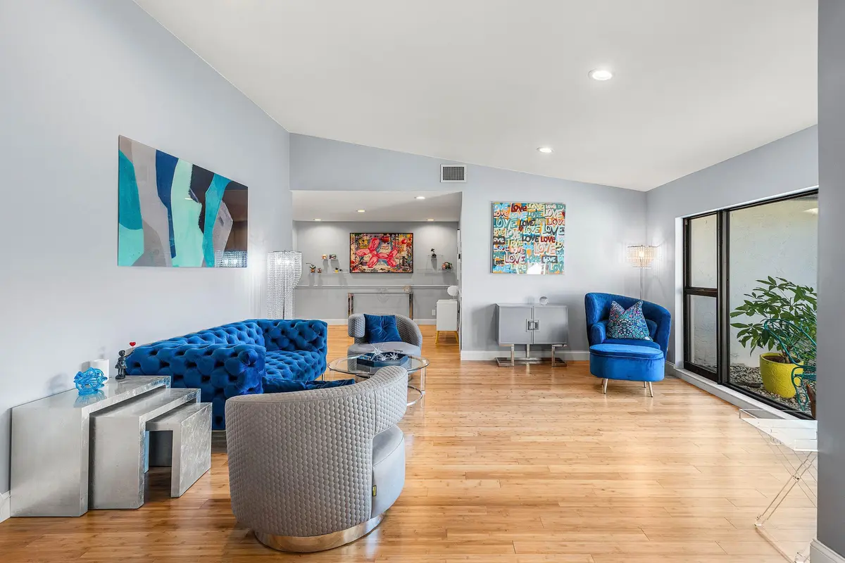 Living room at 10174 Crosswind Road, Boca Raton