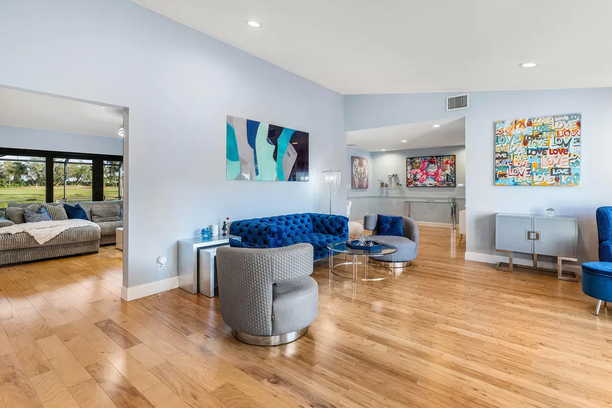 Living room at 10174 Crosswind Road, Boca Raton