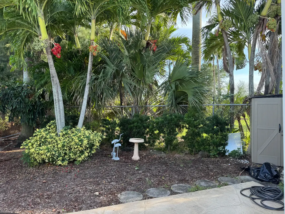 yard at 210 Cardinal Drive B, Briny Breezes