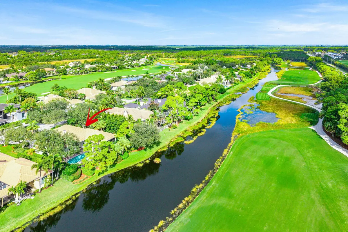 Aerial at 13120 Marsh Landing, Palm Beach Gardens