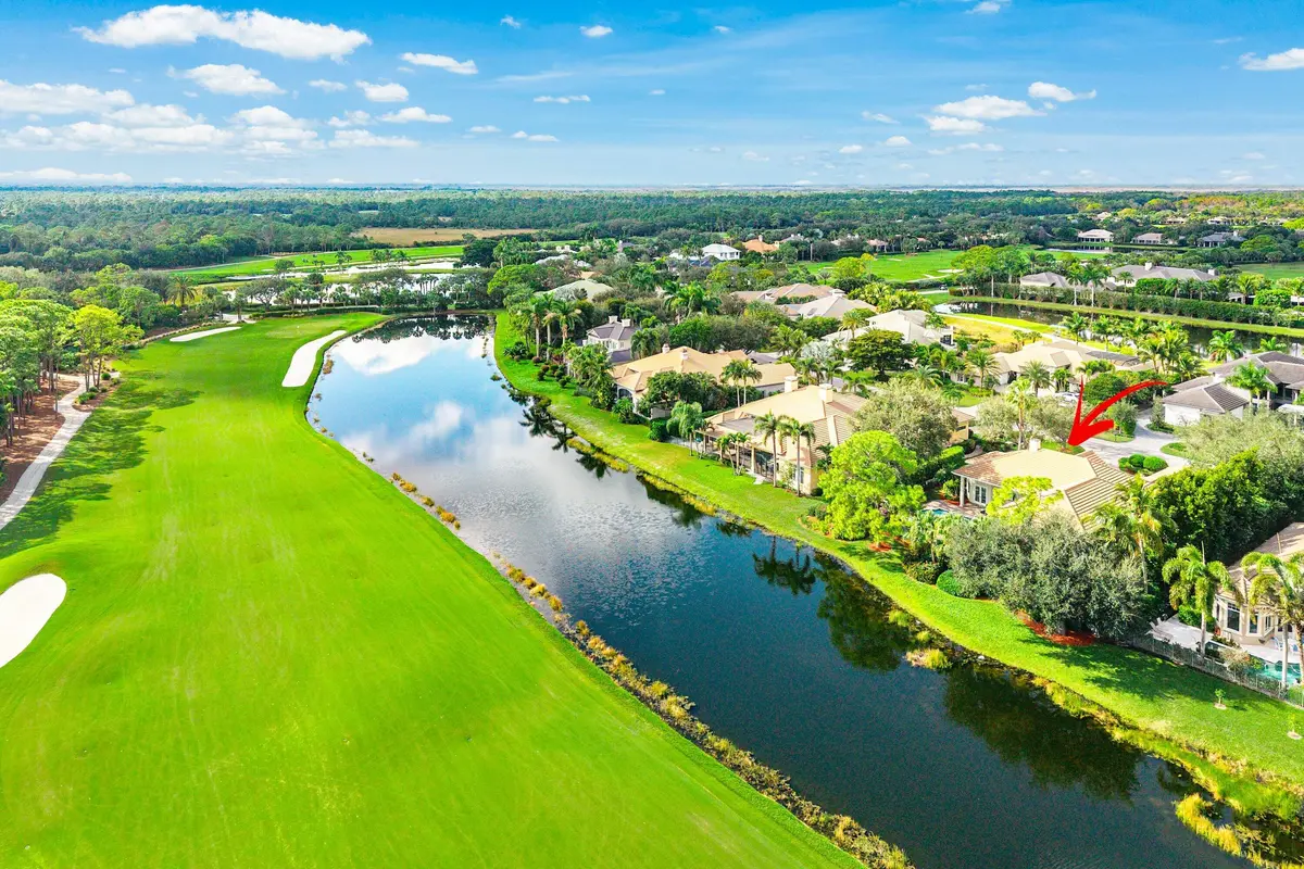 Aerial at 13120 Marsh Landing, Palm Beach Gardens