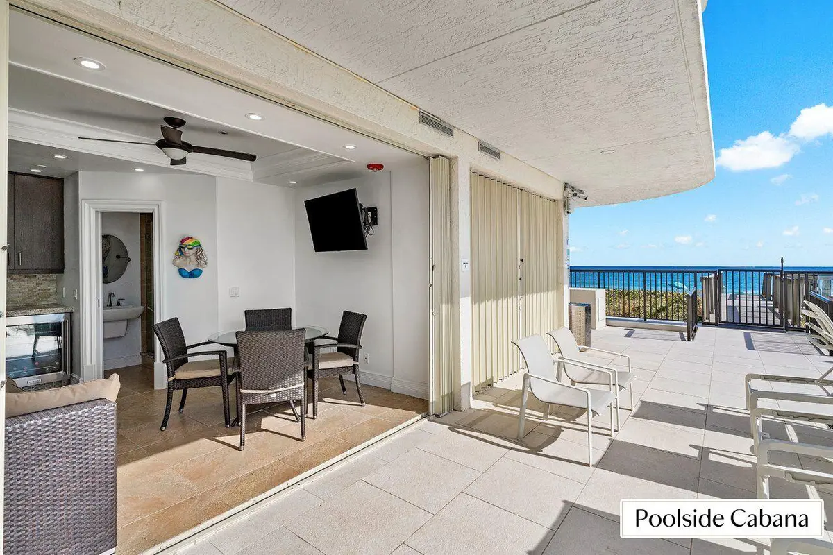 VM Poolside Cabana at 2727 S Ocean Boulevard 701, Highland Beach